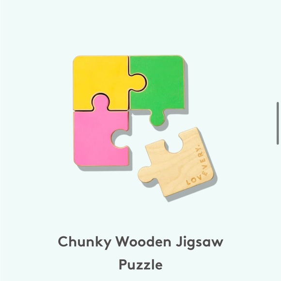 Lovevery Chunky Wooden Jigsaw Puzzle - Picture 2 of 2